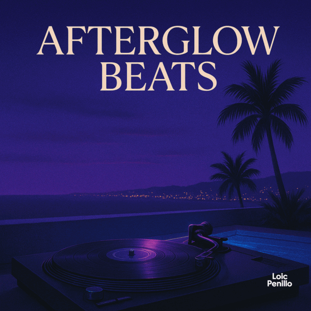 Afterglow Beats Tech House and Club Spotify Playlist 2025 cover with high energy vibes